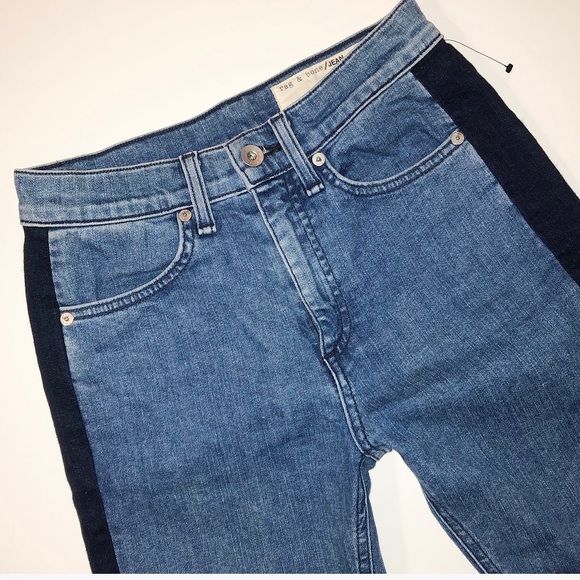 RAG & BONE Mazie Double Indigo Tuxedo skinny - Picture 5 of 16